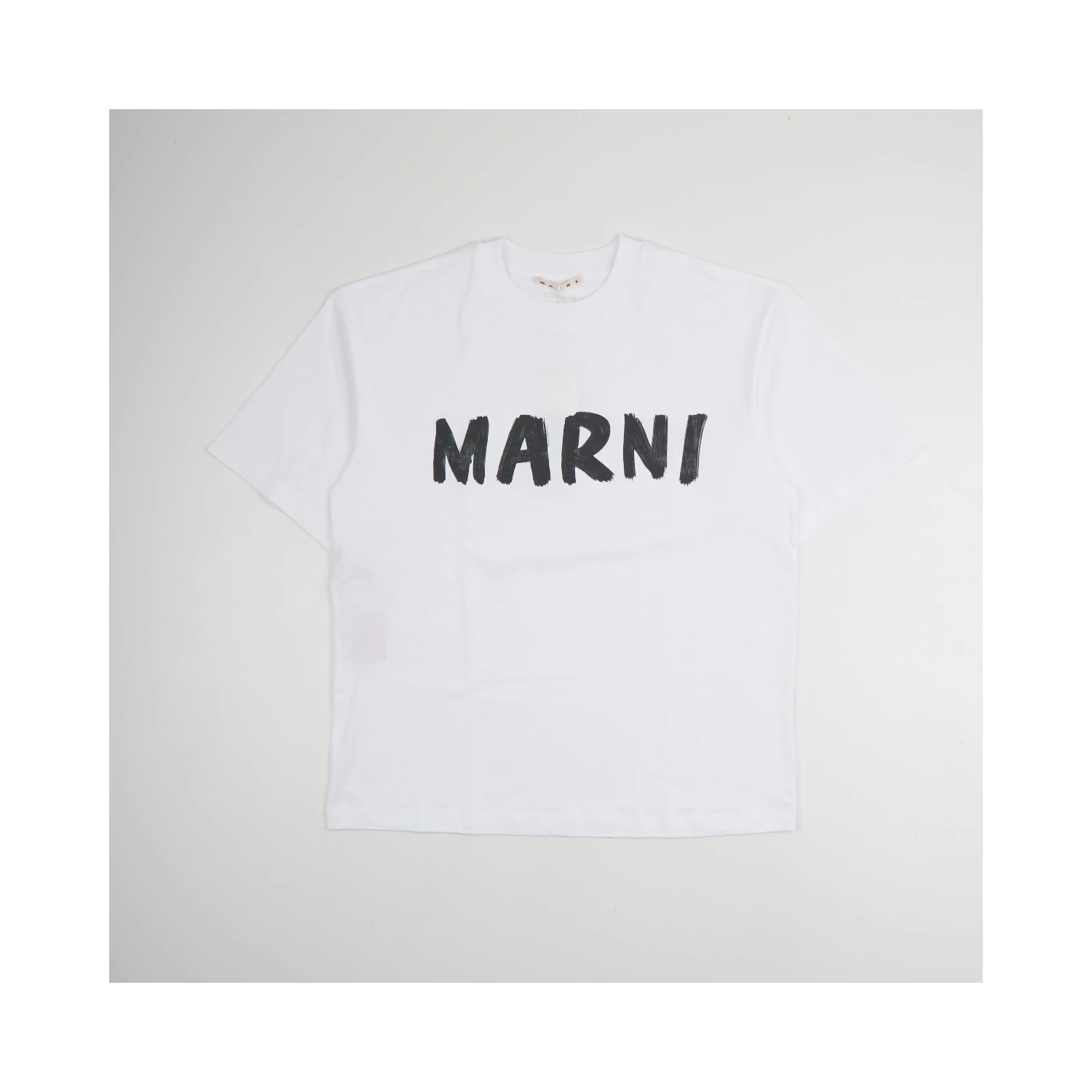 Oversized Logo T In White