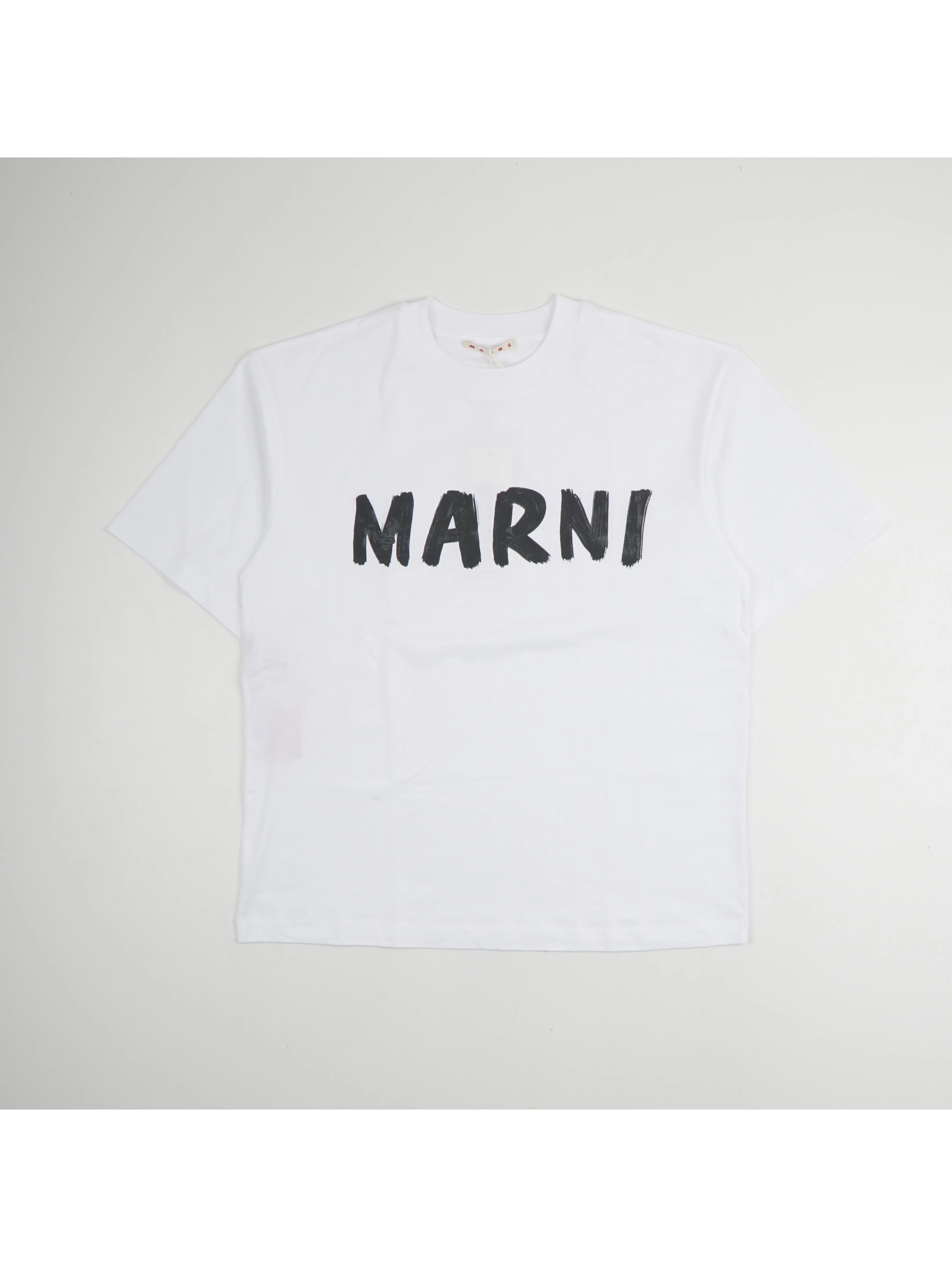 Oversized Logo T In White