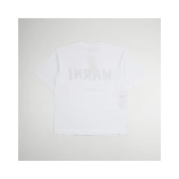 Oversized Logo T In White