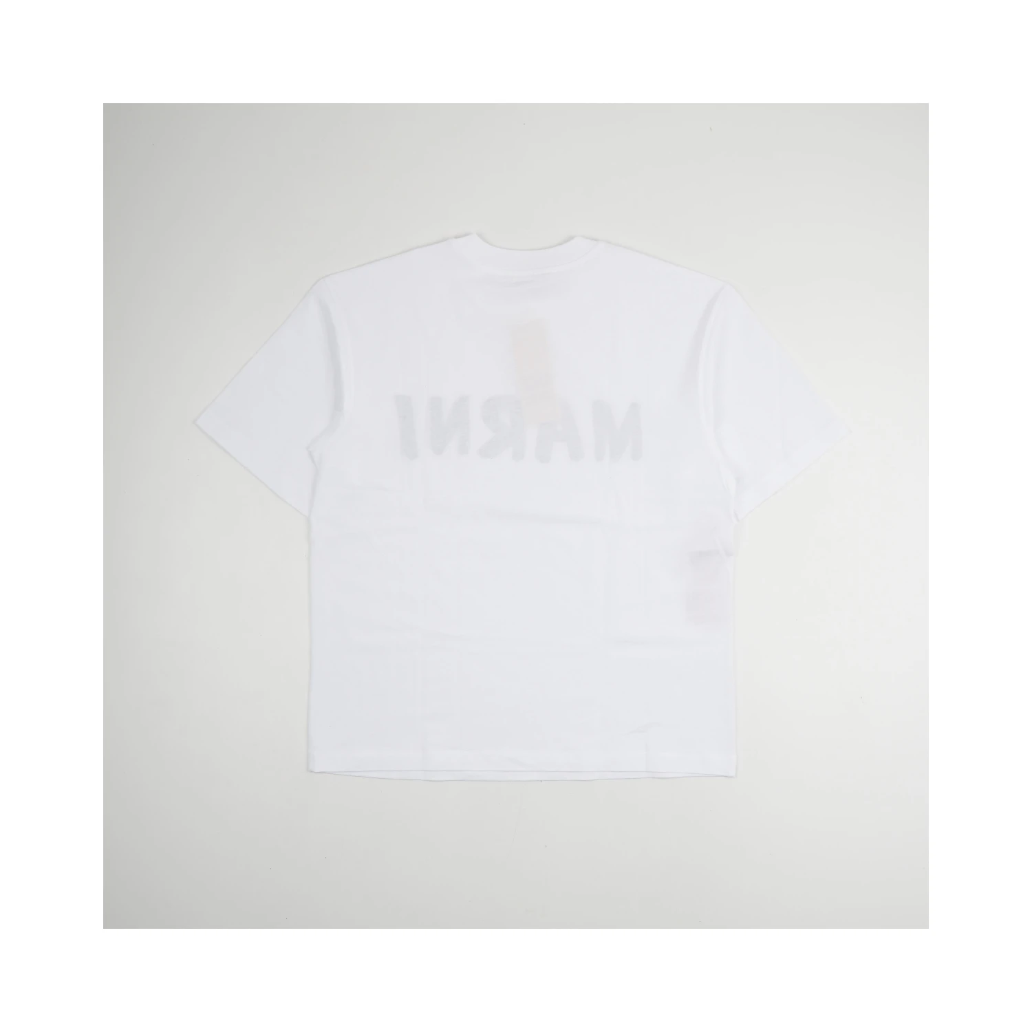 Oversized Logo T In White