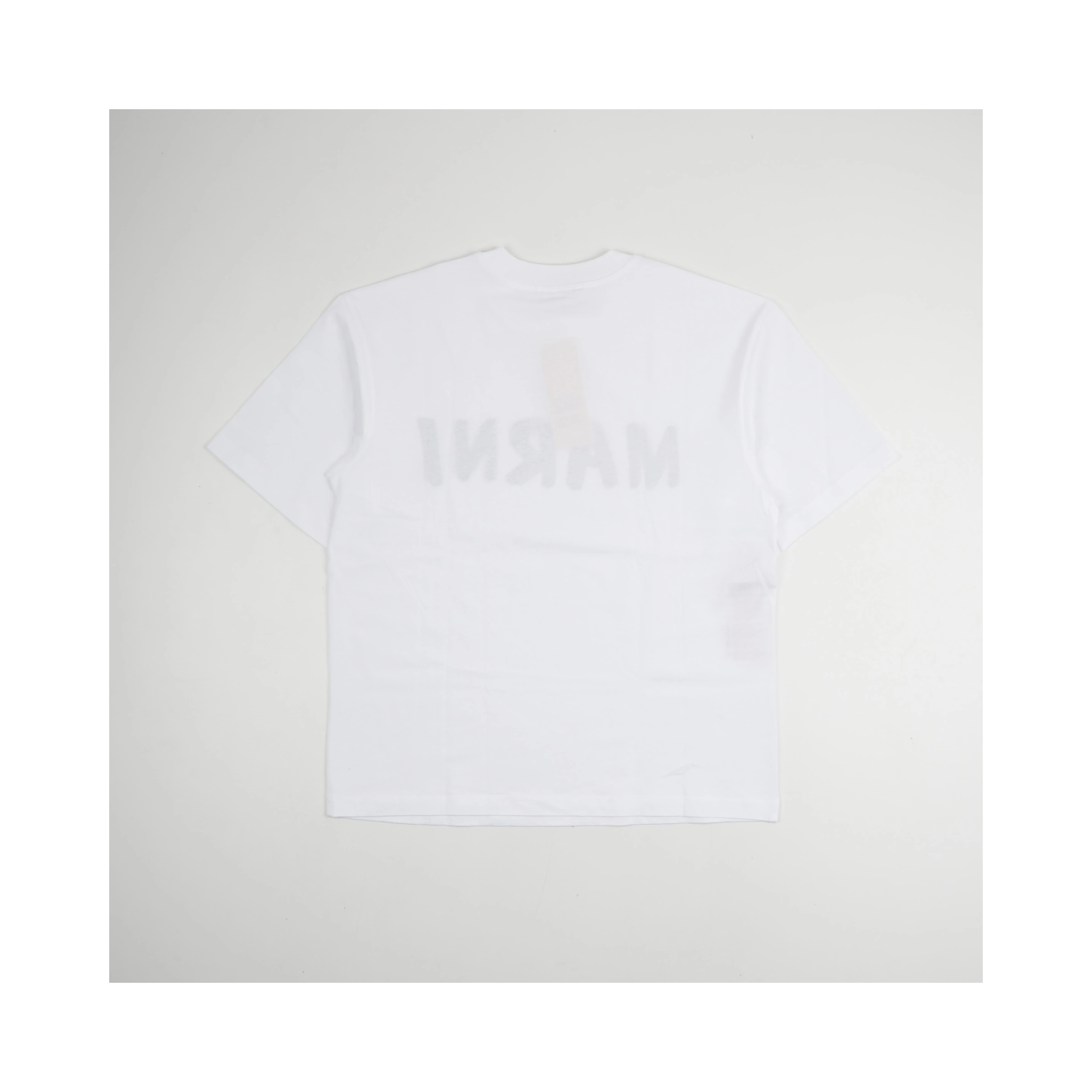 Oversized Logo T In White