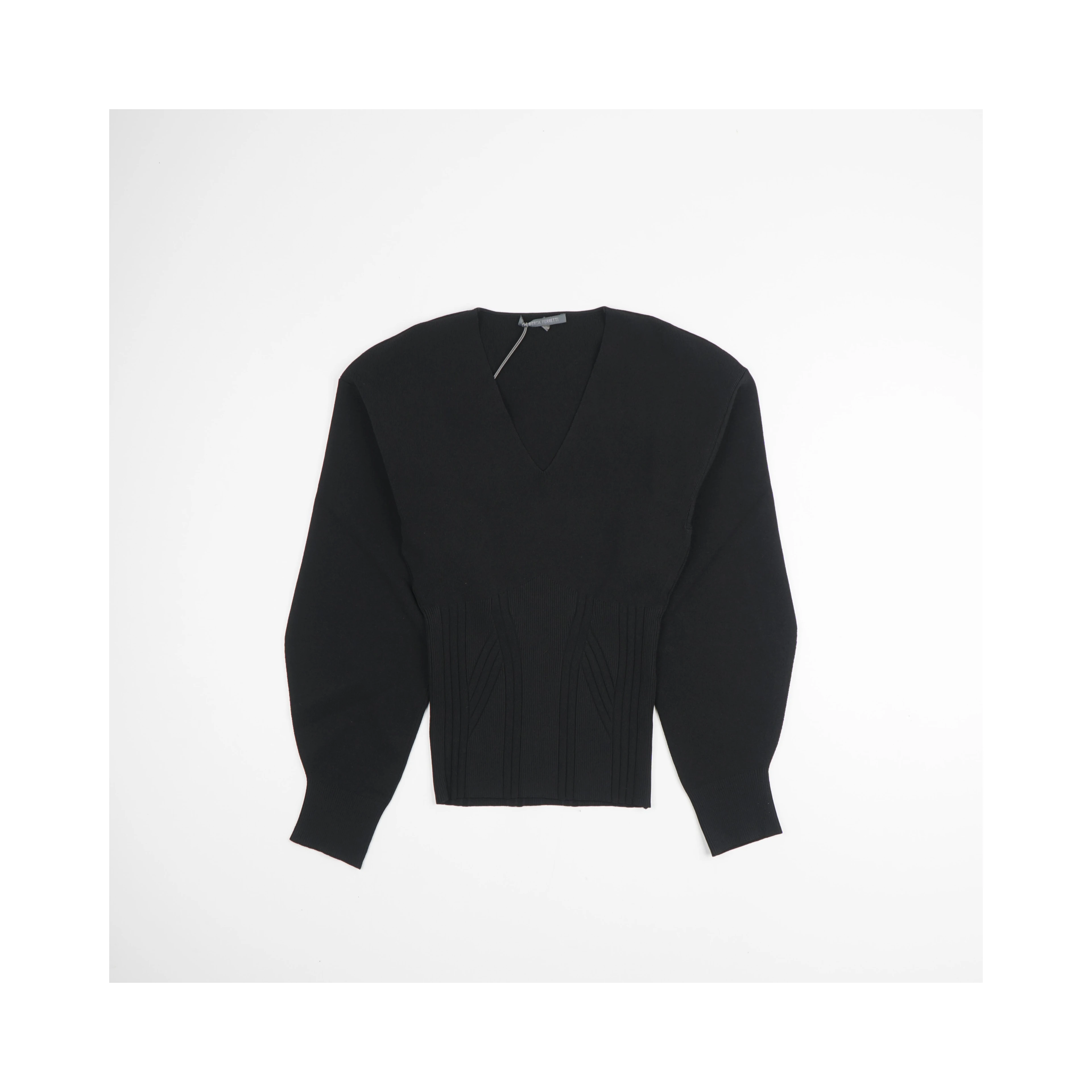 Viscose Stretch V Neck Sweater