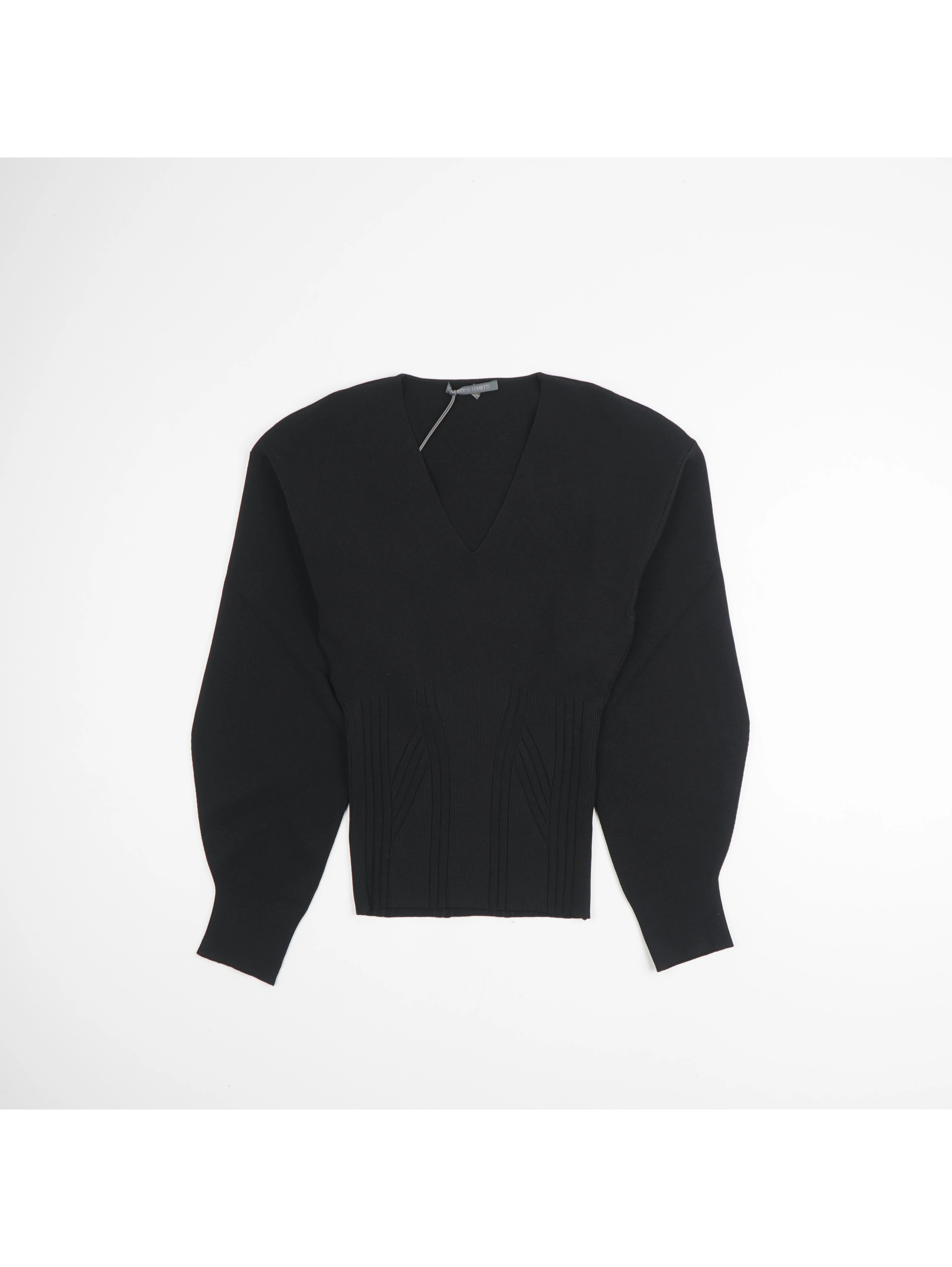 Viscose Stretch V Neck Sweater