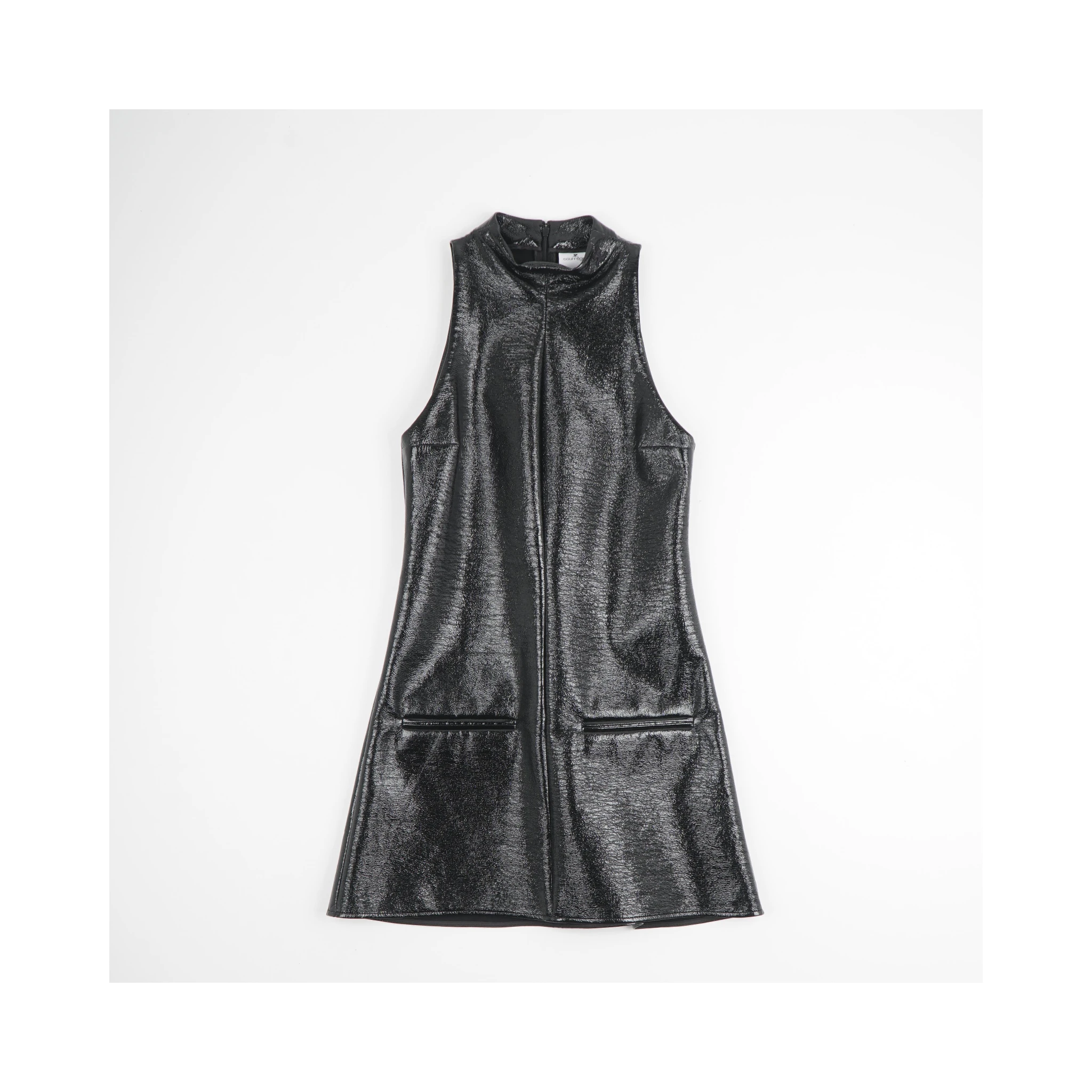 2 Pockets Vinyl A-line Dre