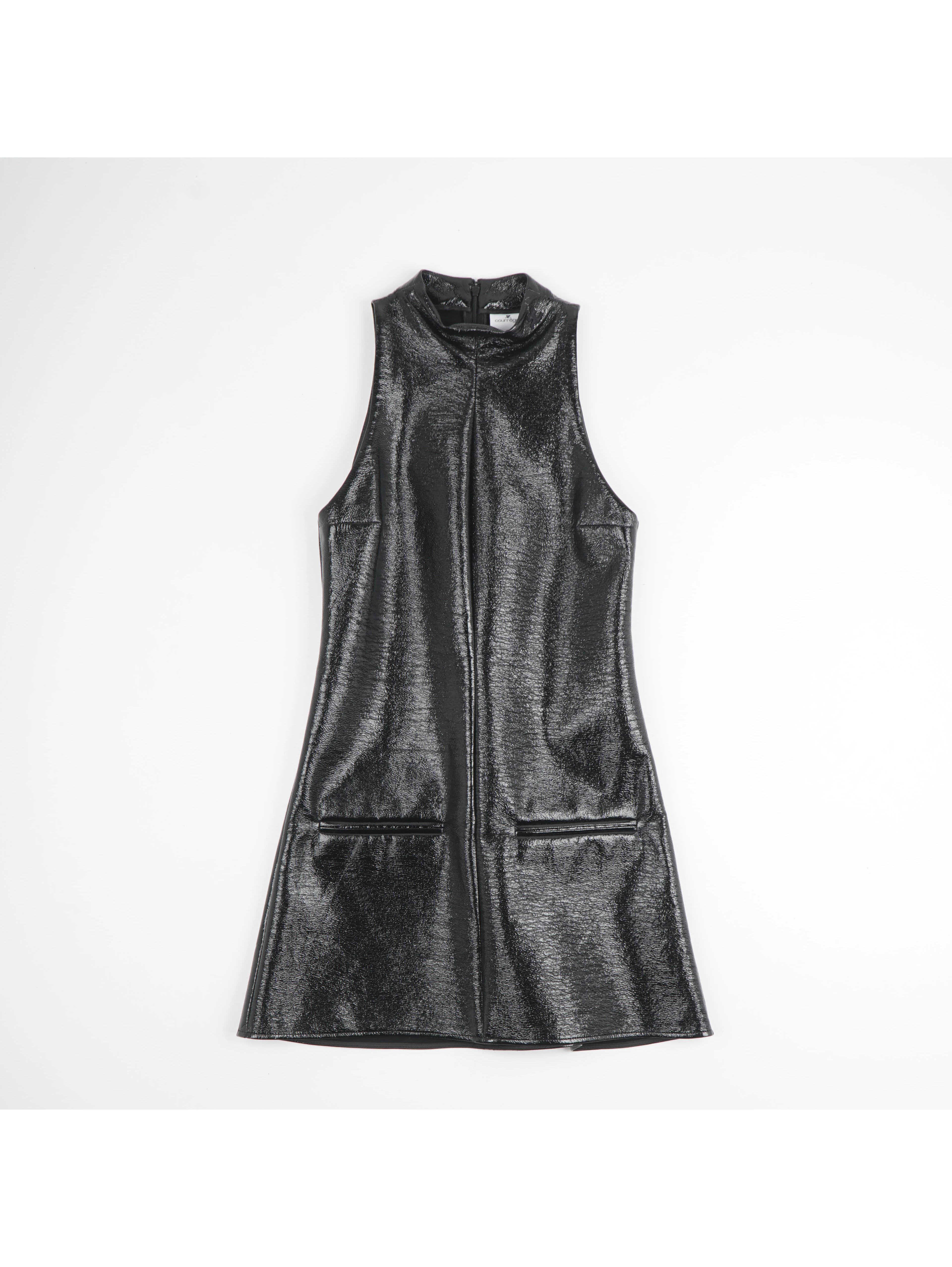 2 Pockets Vinyl A-line Dre