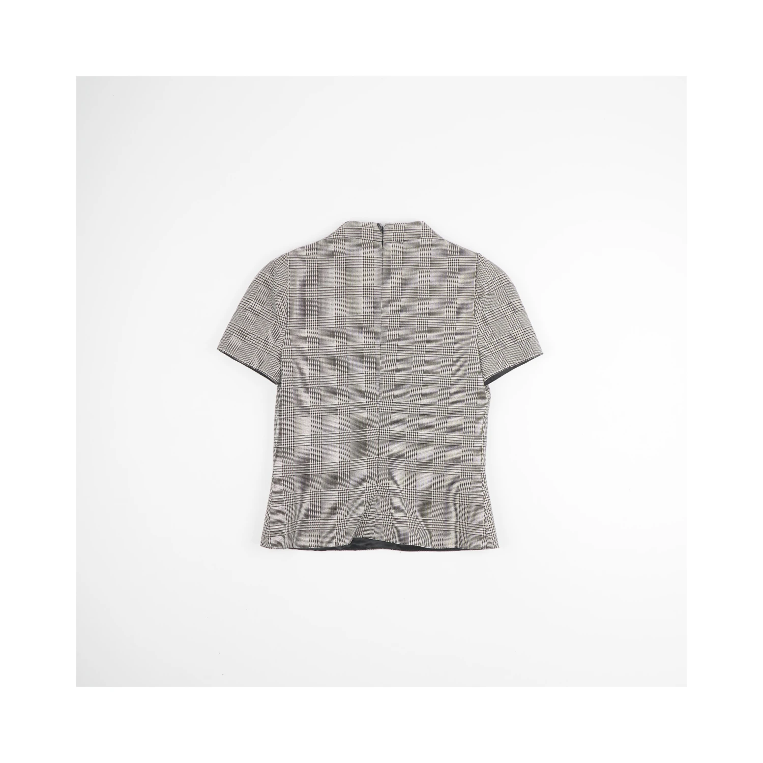 Zipped Prince Of Wales Top
