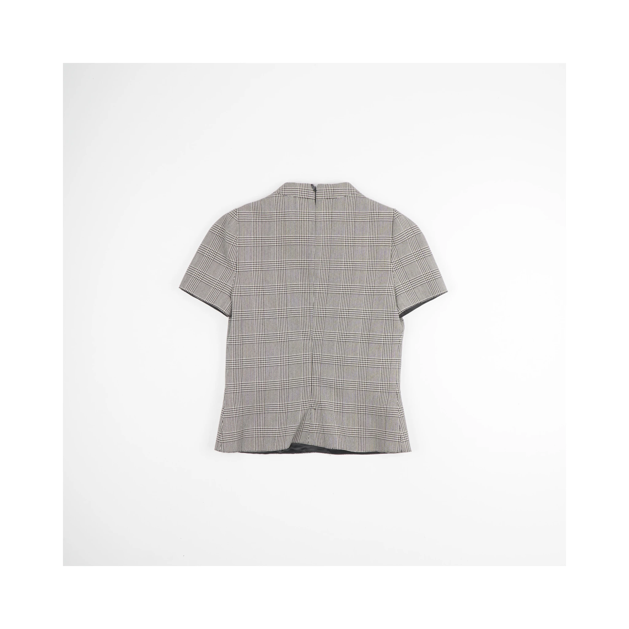 Zipped Prince Of Wales Top