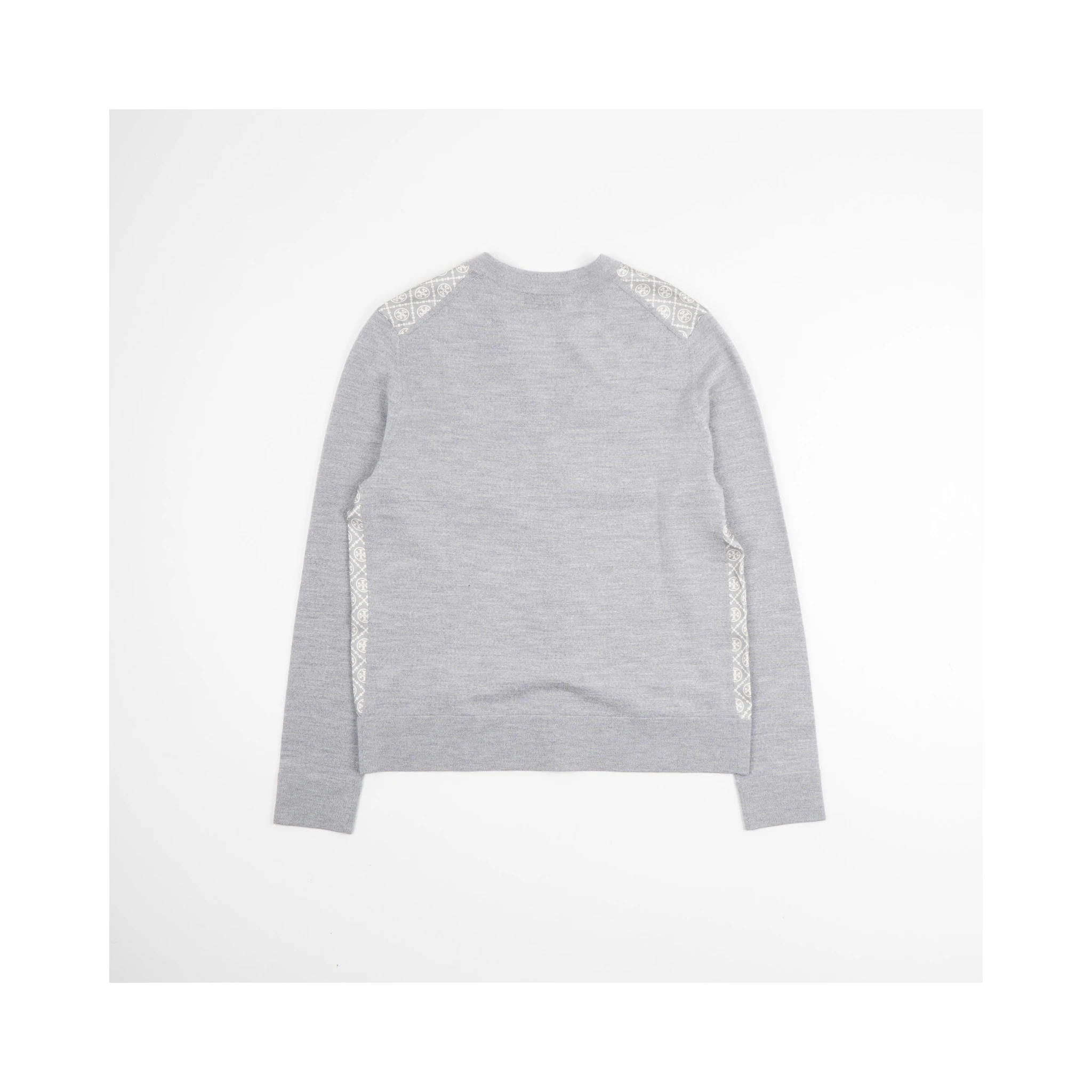 T-monogram wool-silk cardigan