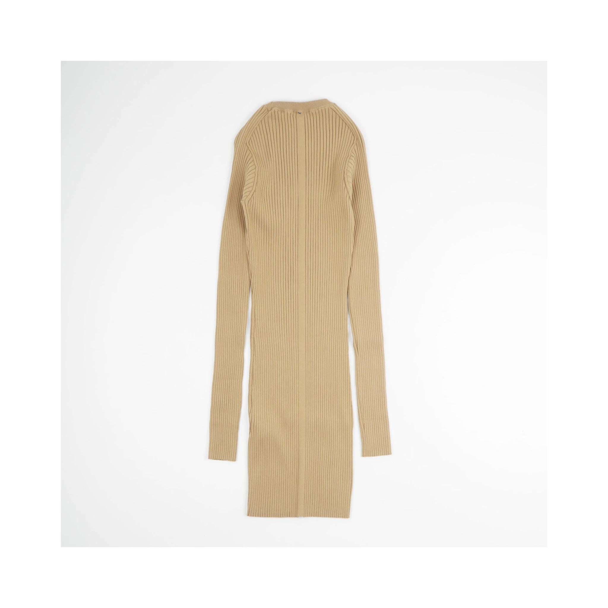 Sportmax long-sleeve ribbed mini dress