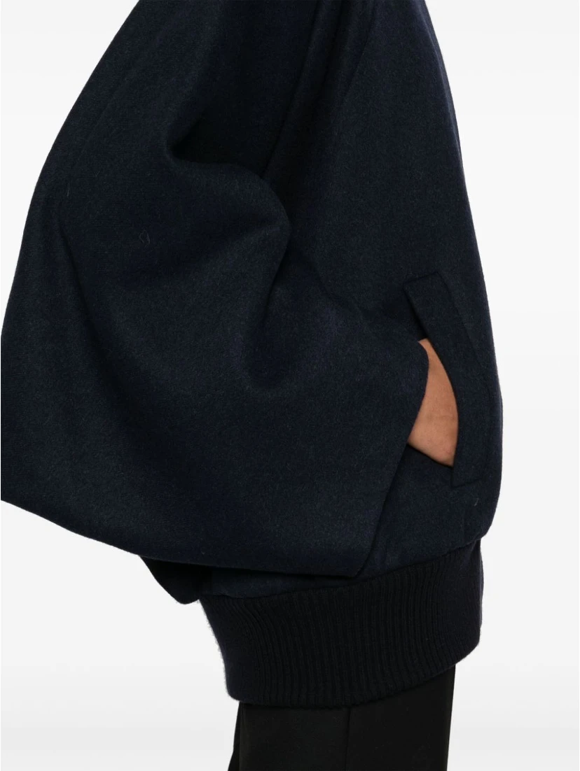 MAX MARA Sfilata Woman Jacket Midnight Blue Size 8 Wool