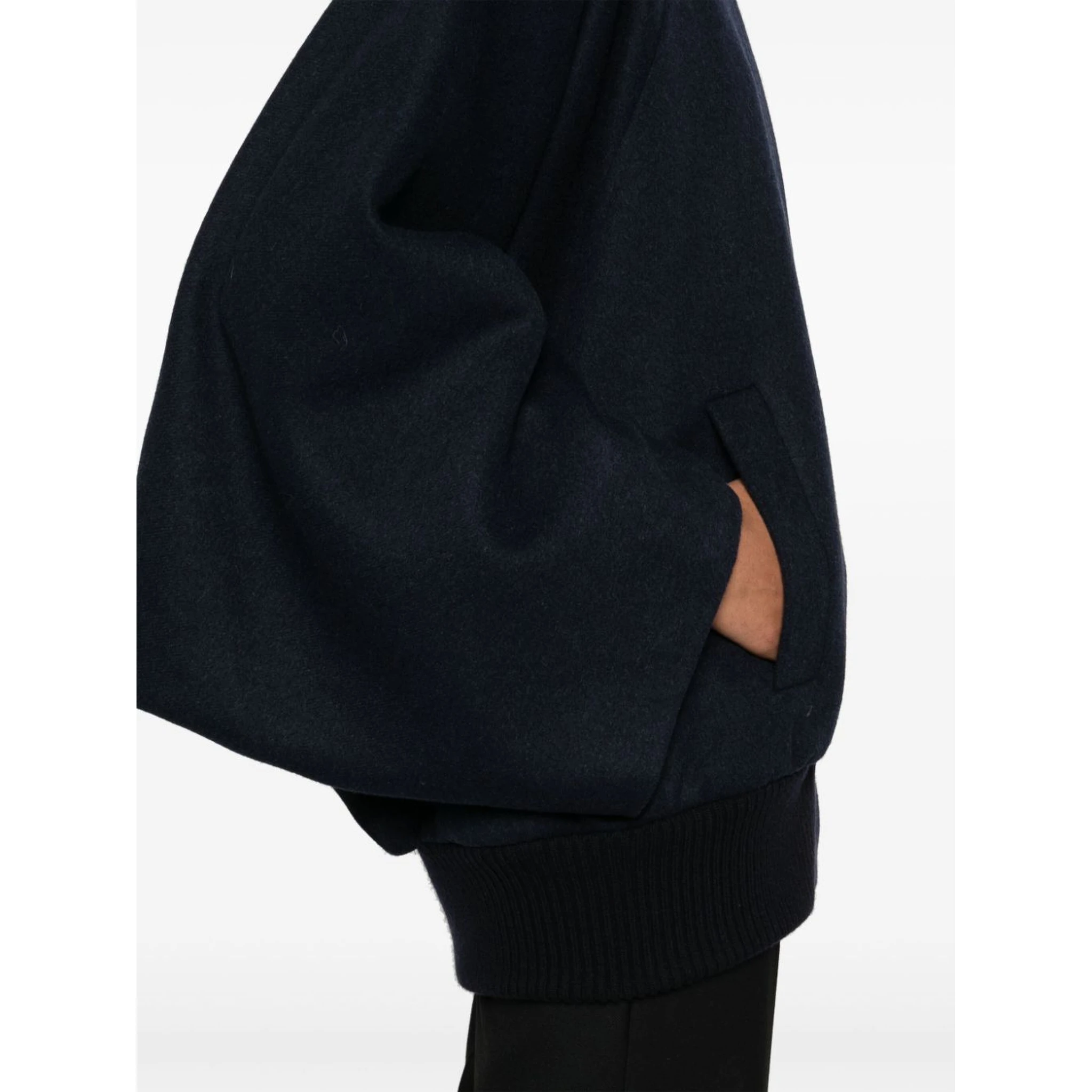 MAX MARA Sfilata Woman Jacket Midnight Blue Size 8 Wool