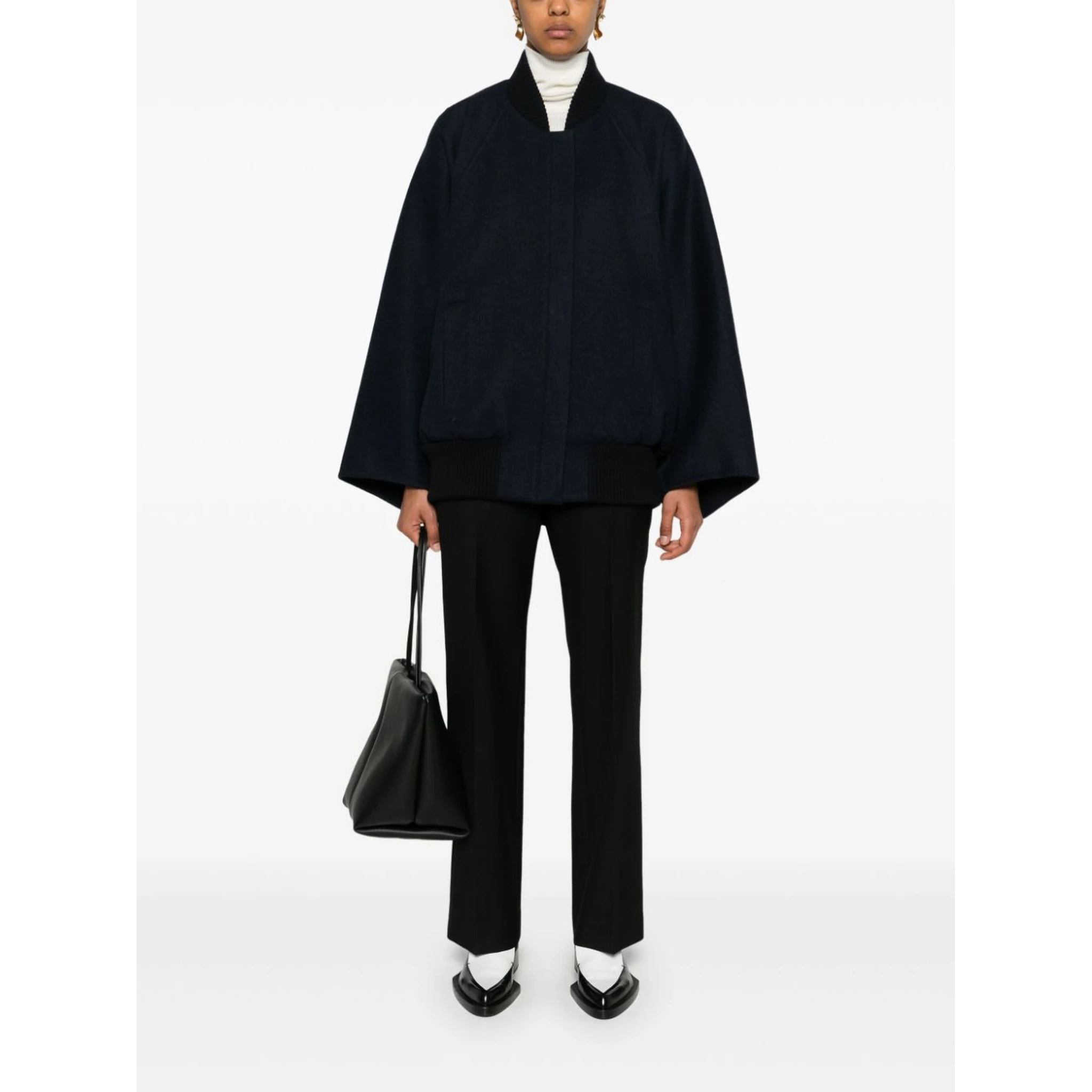 MAX MARA Sfilata Woman Jacket Midnight Blue Size 8 Wool