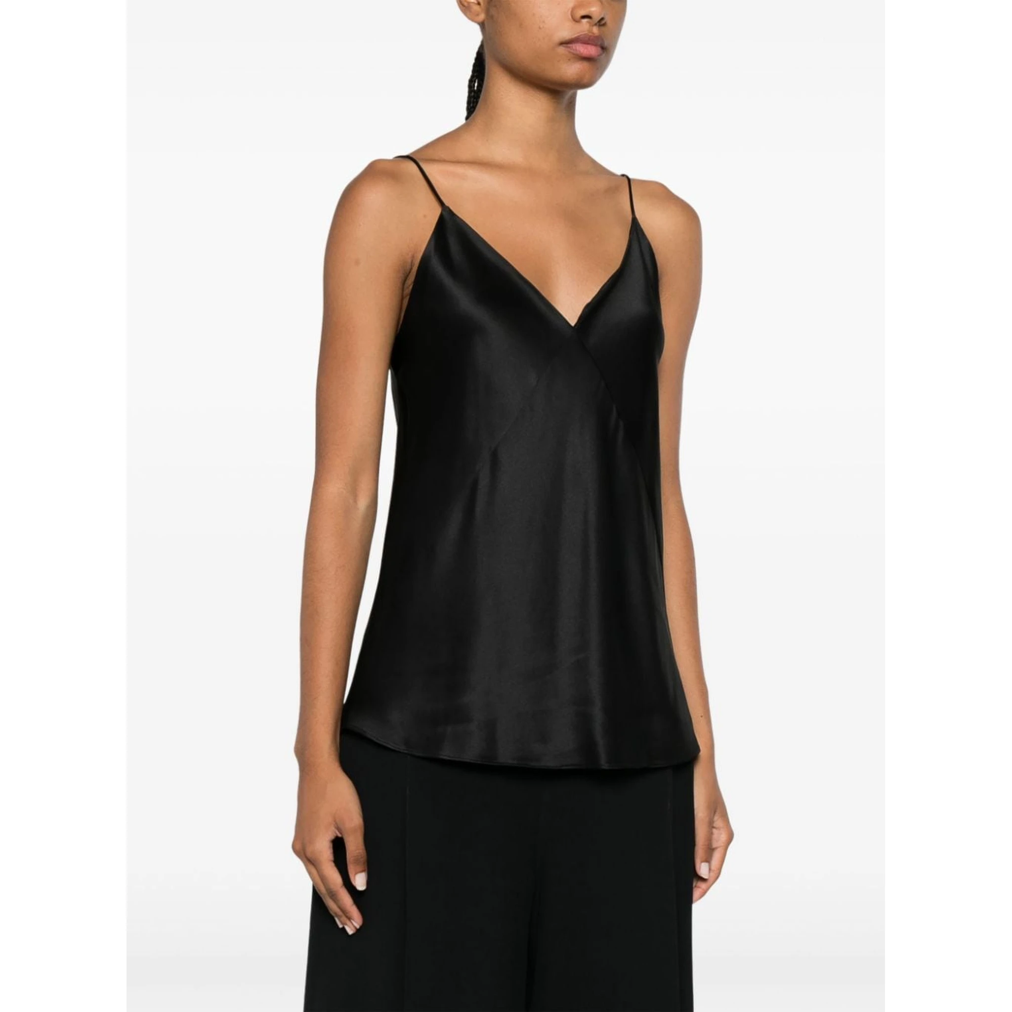 Pianoforte Quassia Silk Top In Black