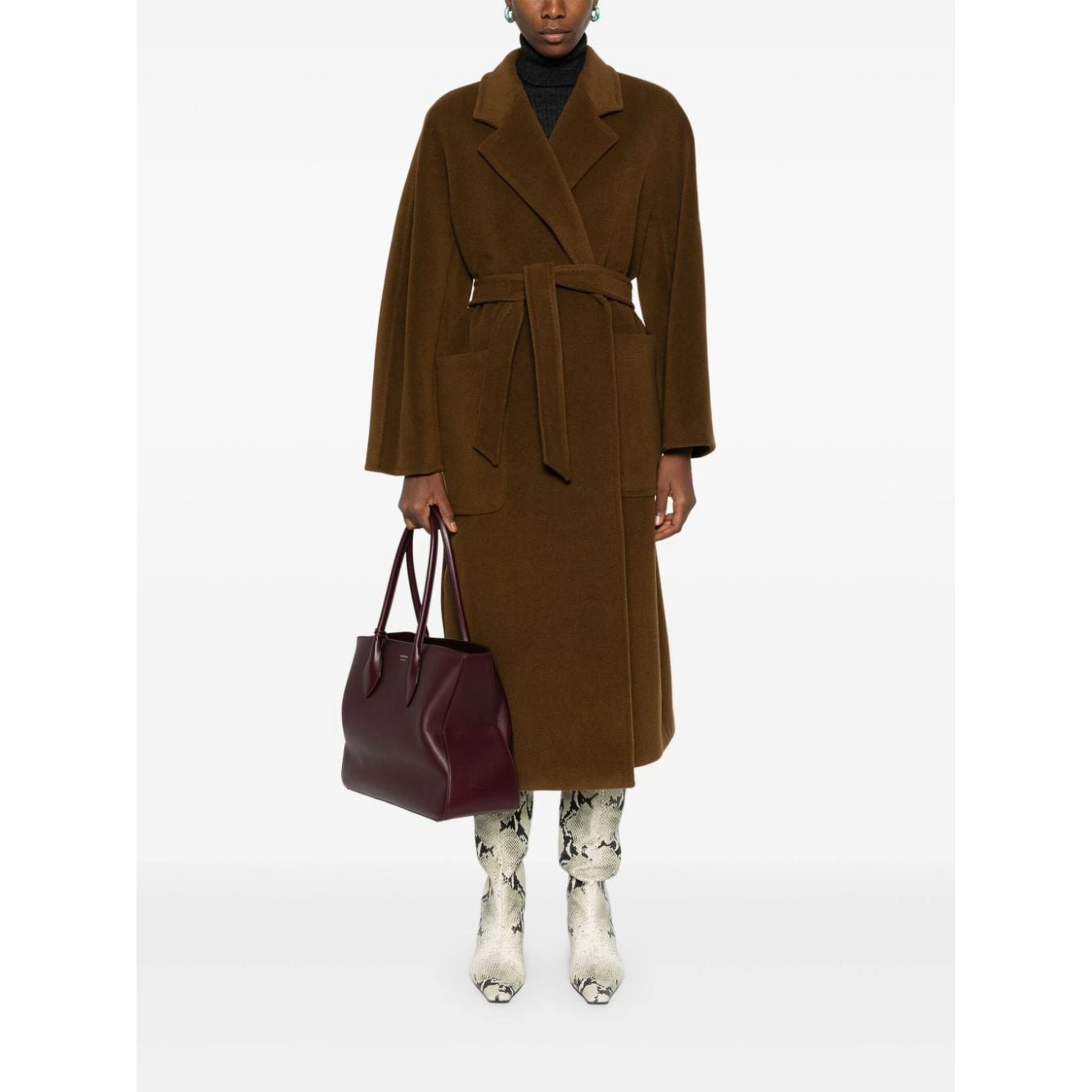 MAX MARA Current123 Coat Clothing In Brown