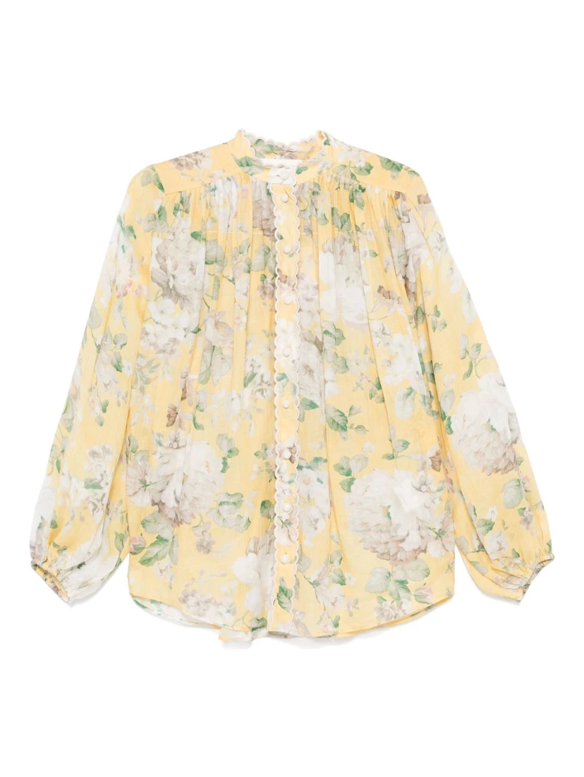 Blouse With Floral Pattern