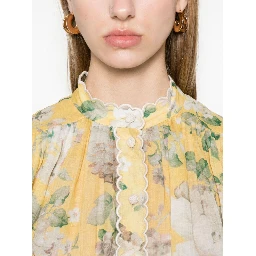 Blouse With Floral Pattern