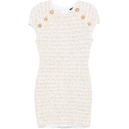 Balmain Dresses White
