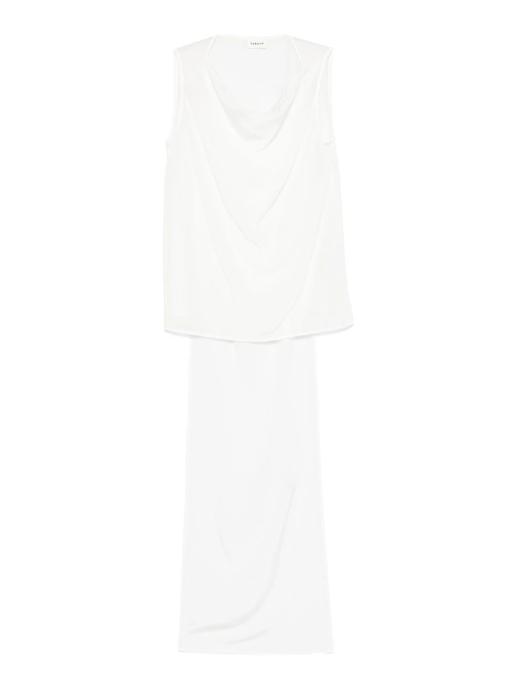 Parosh Silk Top In White
