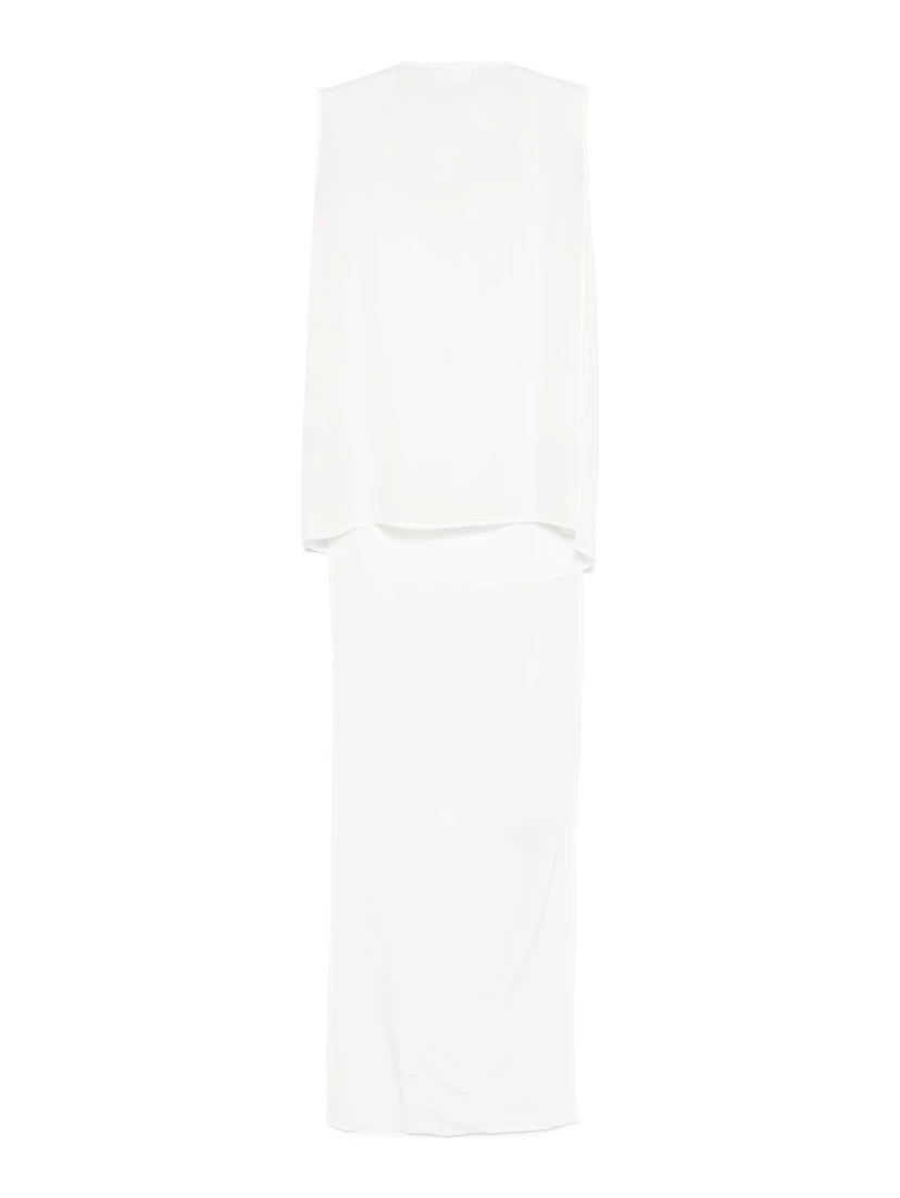 Parosh Silk Top In White