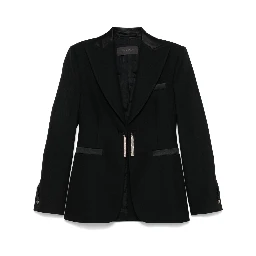 Tassel Detailed Collared Jacket