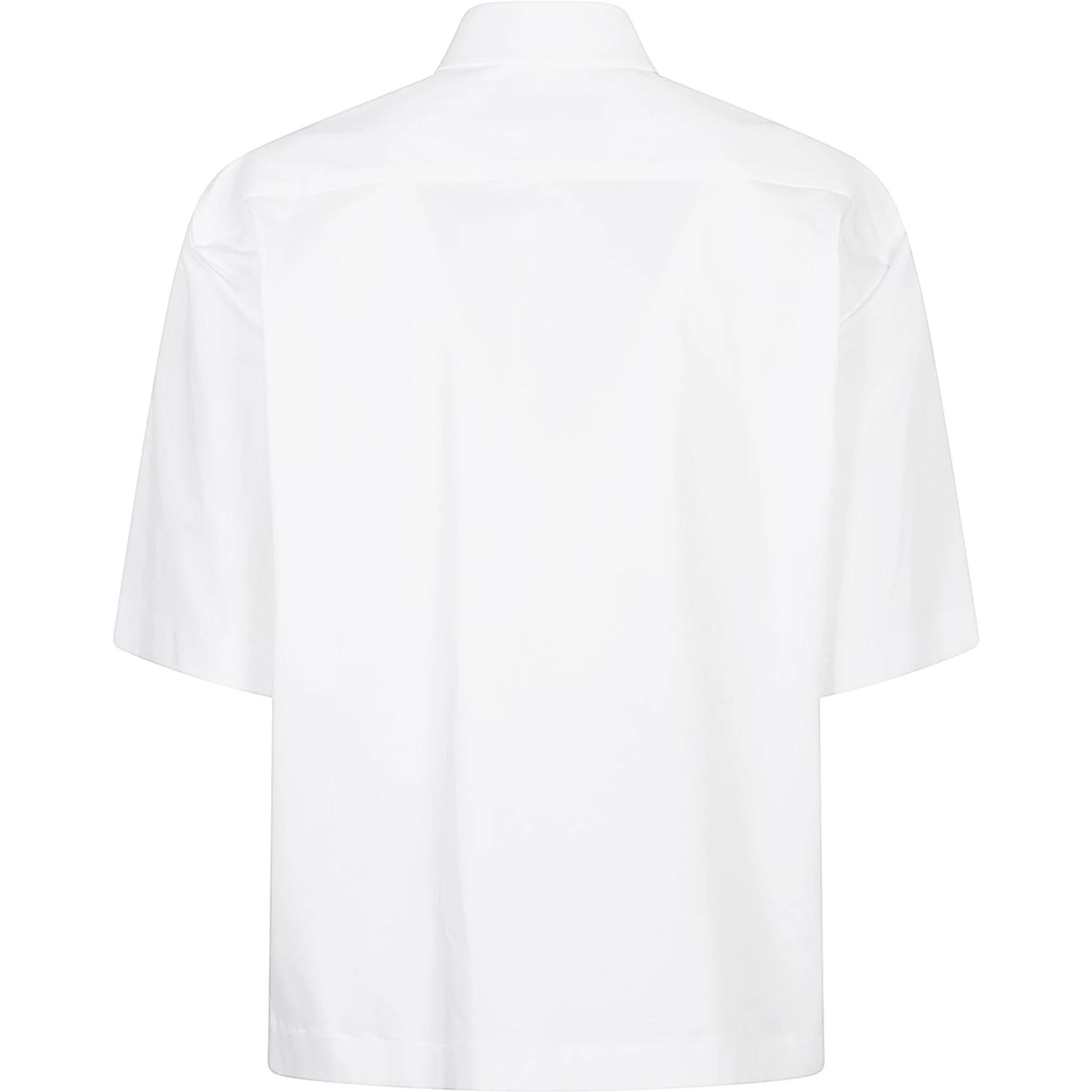 jewel-button short-sleeve shirt
