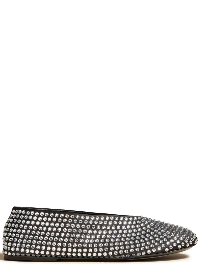 The Marcy rhinestone ballerina shoes