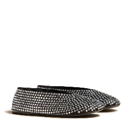 The Marcy rhinestone ballerina shoes