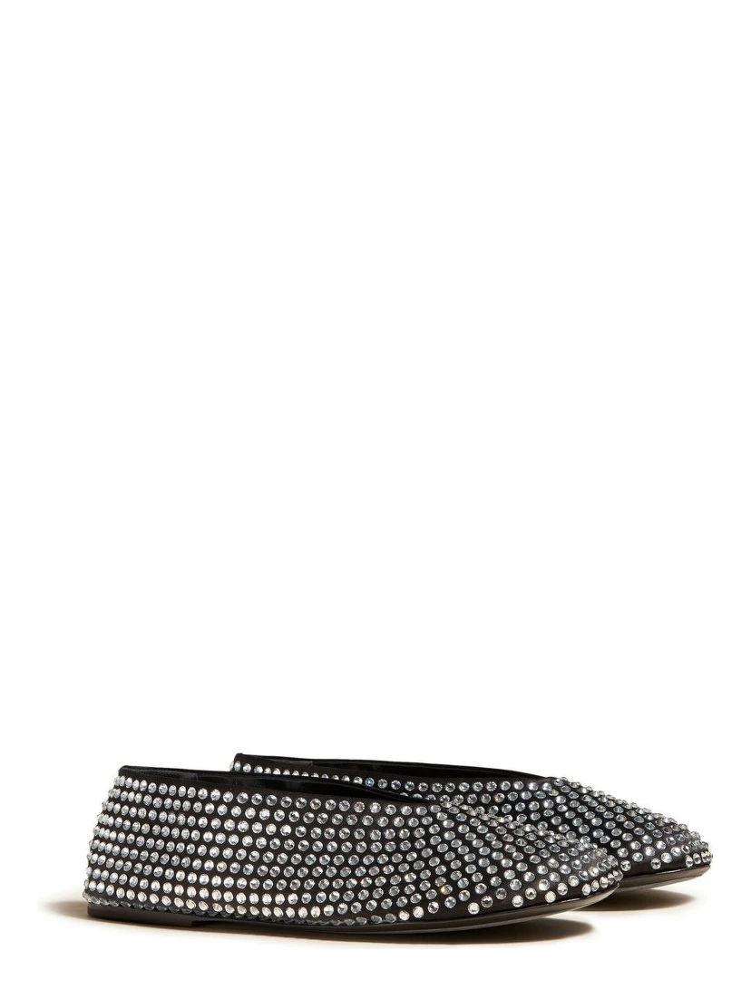 The Marcy rhinestone ballerina shoes