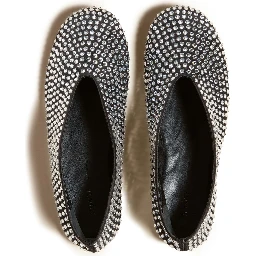 The Marcy rhinestone ballerina shoes
