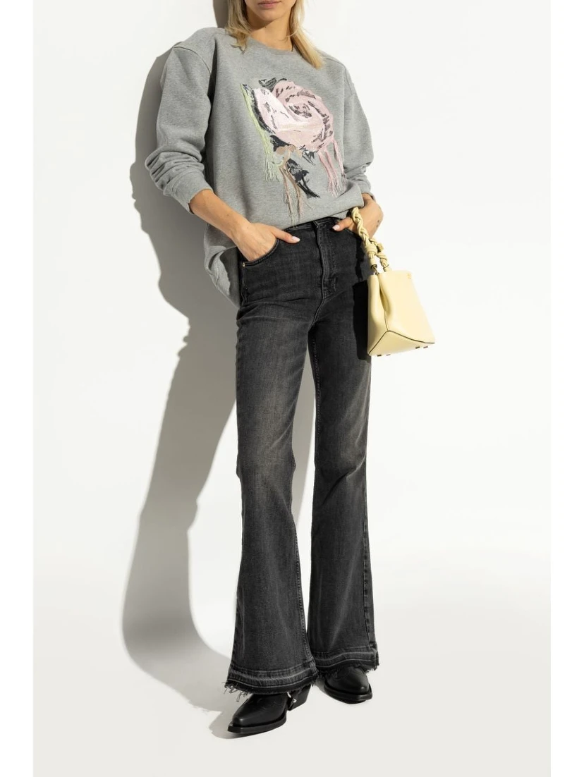 40mm Fitted Recycled Leather Ankle Boots In Black