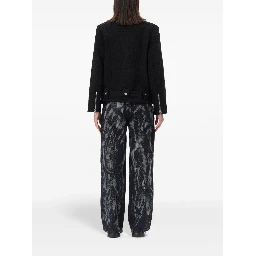 bouclé biker jacket