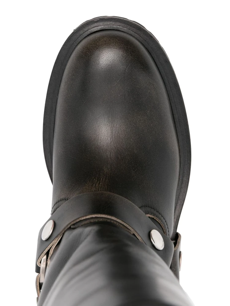 Kurt buckle-strap calfskin boots alternative