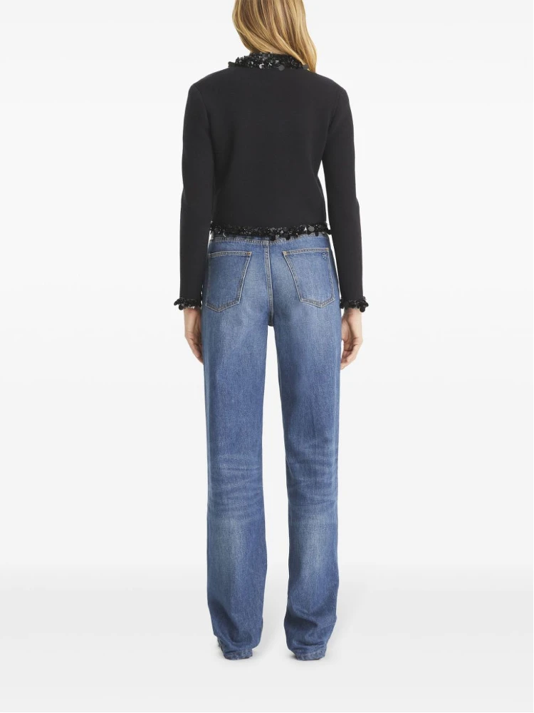 Beaded Cardigan In Black alternative