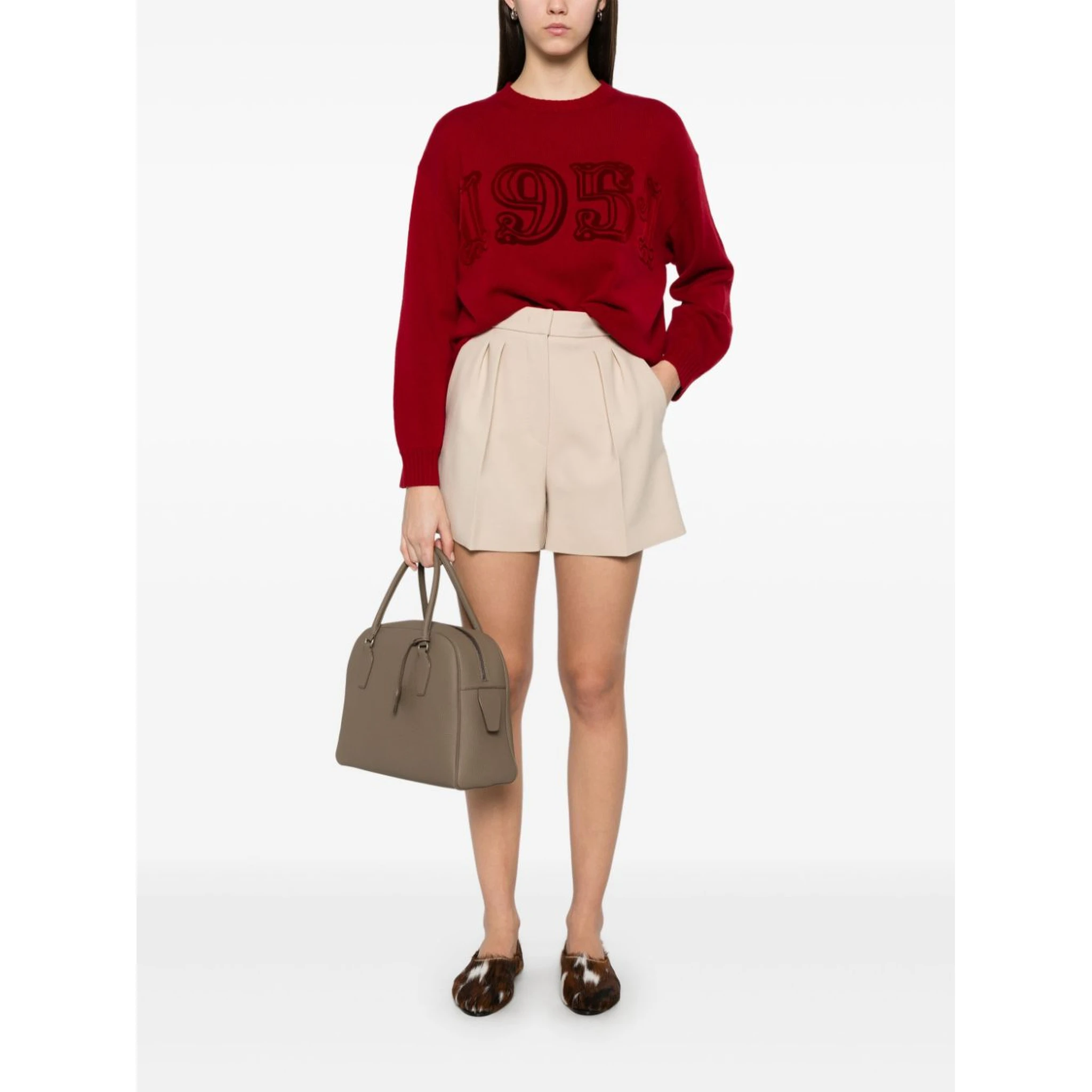 Max Mara Sweaters Red