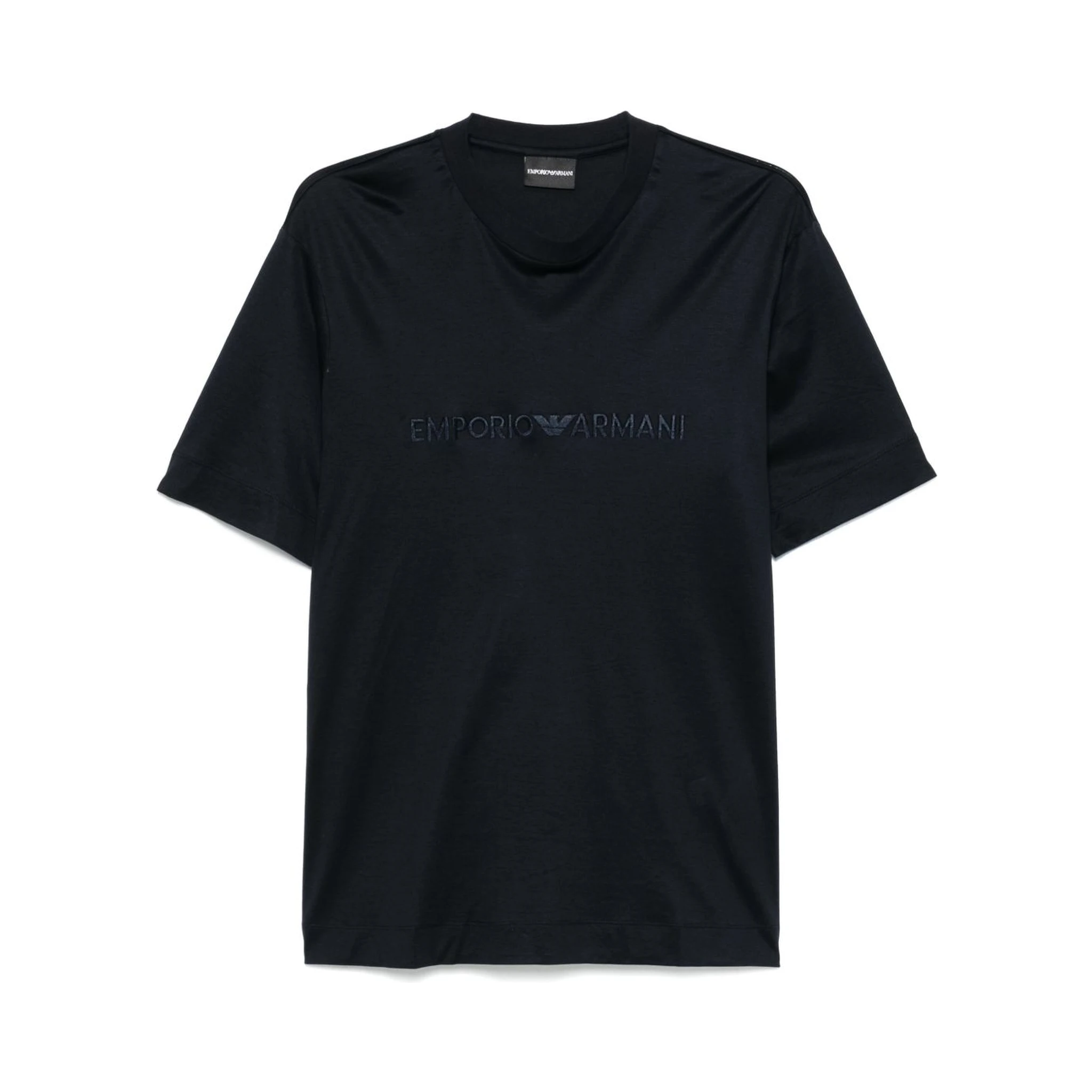 Logo-embroidered t-shirt.