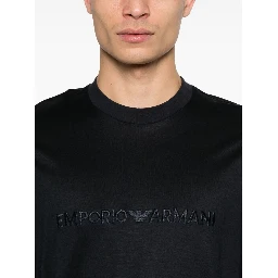 Logo-embroidered t-shirt.