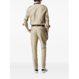 Sand Beige Man's Jacket With Pockets In Neutral