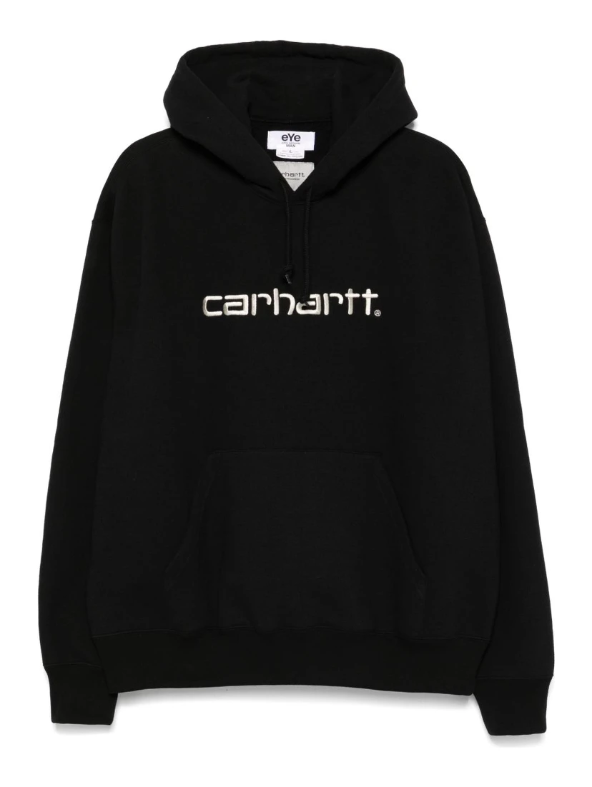 Pre-owned Men's Marley Print French Terry Cotton Carhartt Hoodie In Black