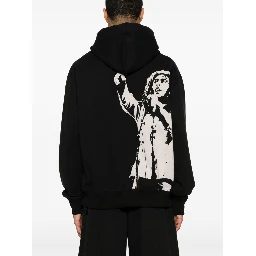 Pre-owned Men's Marley Print French Terry Cotton Carhartt Hoodie In Black