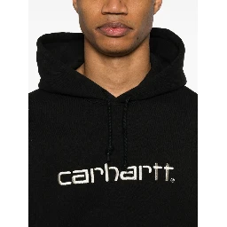 Pre-owned Men's Marley Print French Terry Cotton Carhartt Hoodie In Black