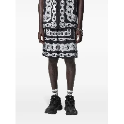 Medusa Chains silk shorts