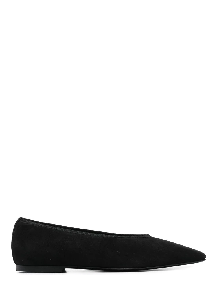 suede ballerina shoes