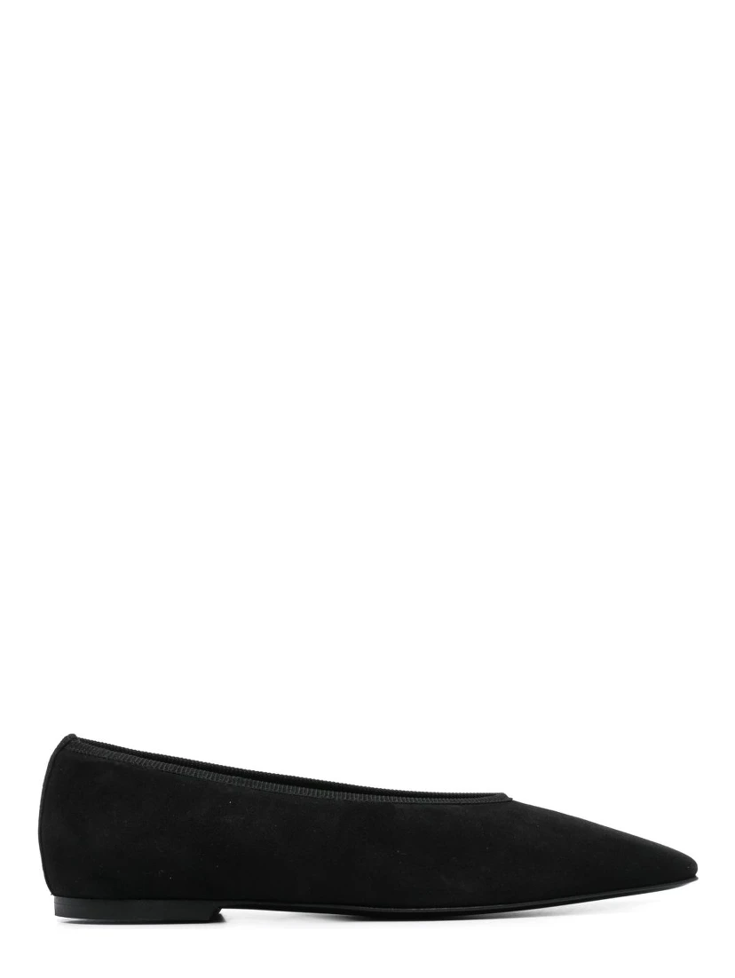 suede ballerina shoes