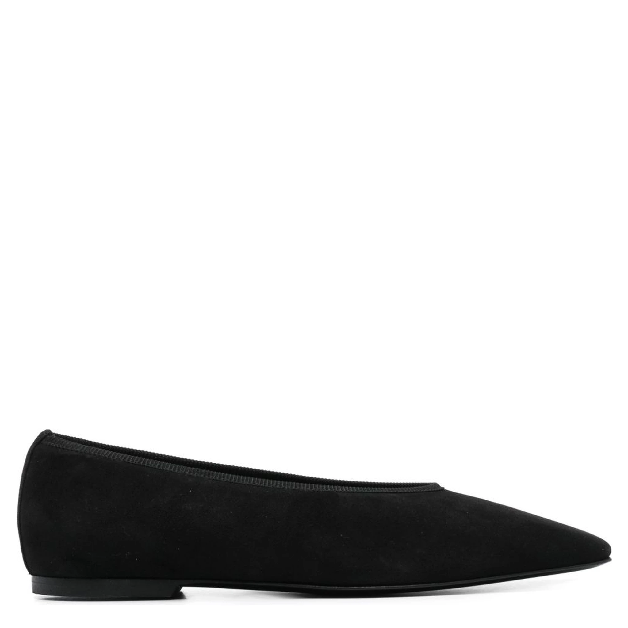 suede ballerina shoes