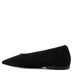 suede ballerina shoes