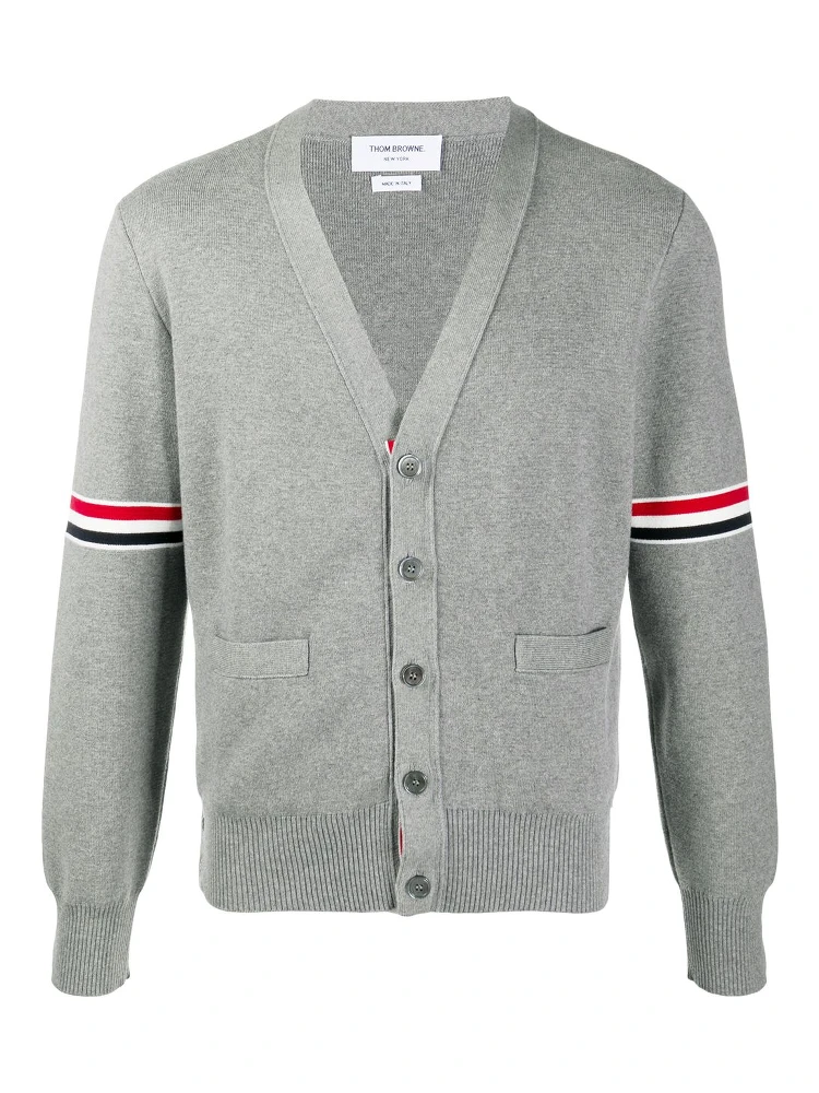 Milano stitch stripe armband cardigan