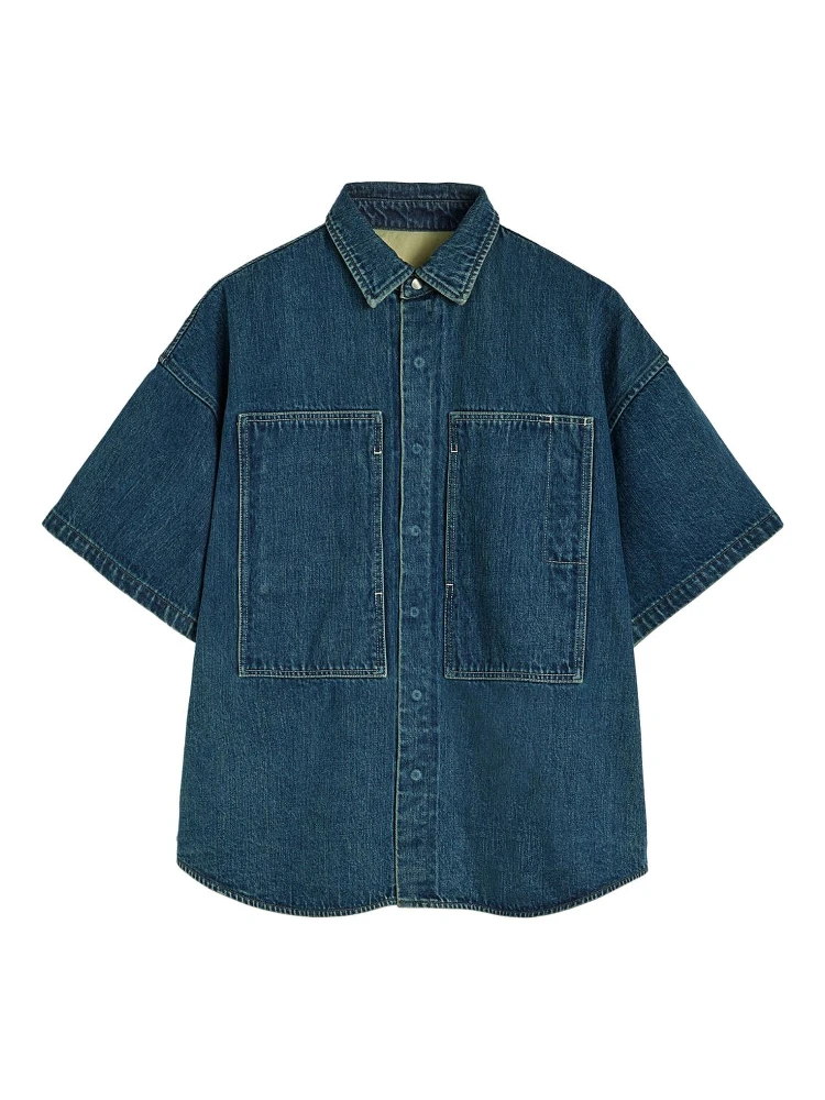 cotton denim shirt