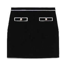 knitted mini skirt