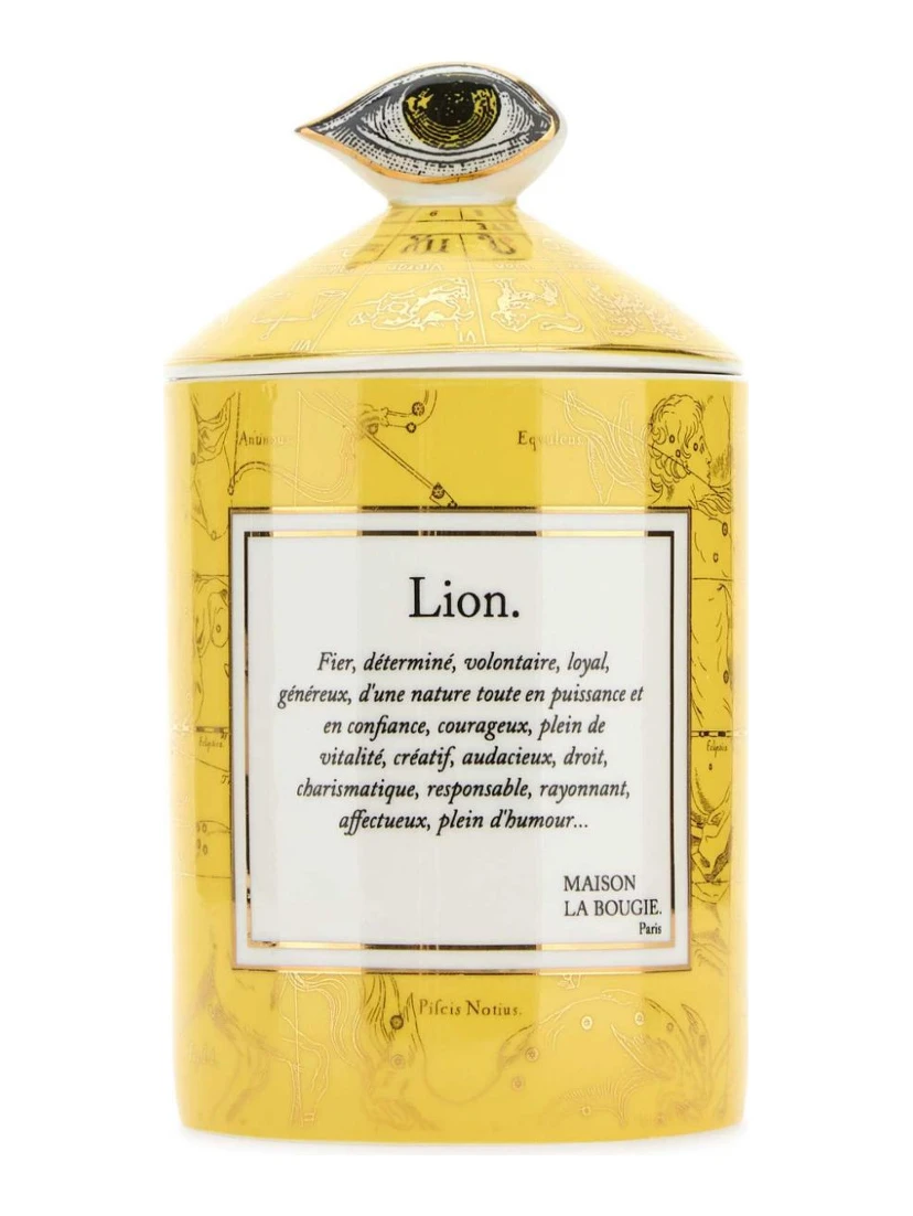 Leo Candle In Yellow