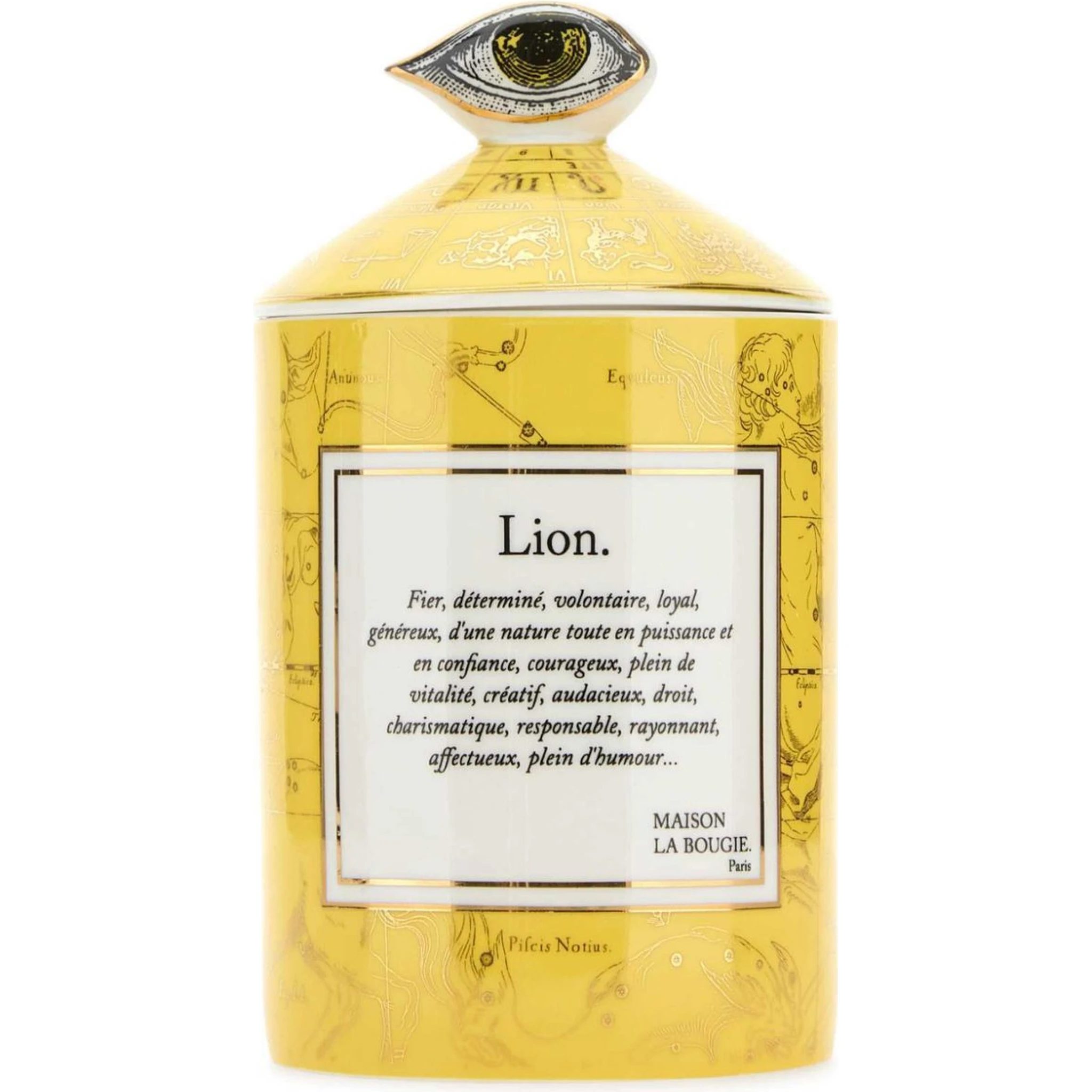 Leo Candle In Yellow